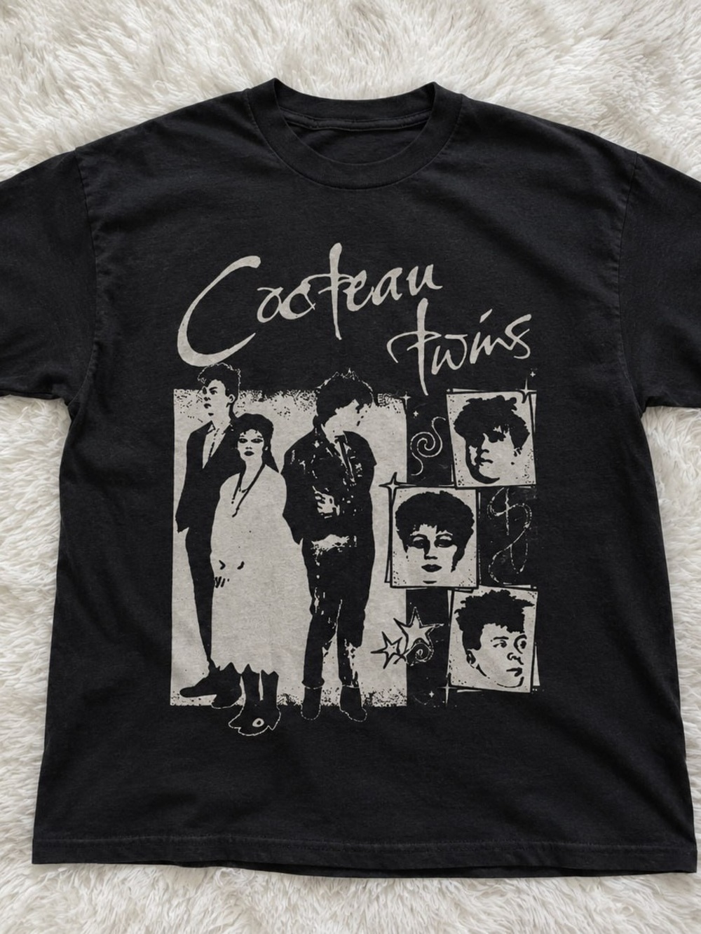 Cocteau Twins Gildan Black Graphic Tee